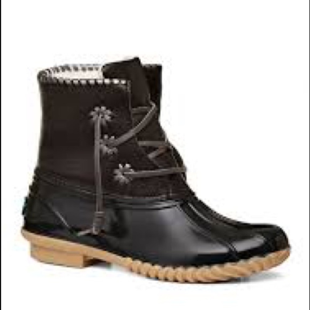 Authentic Jack Rogers Chloe Metallic duck boot